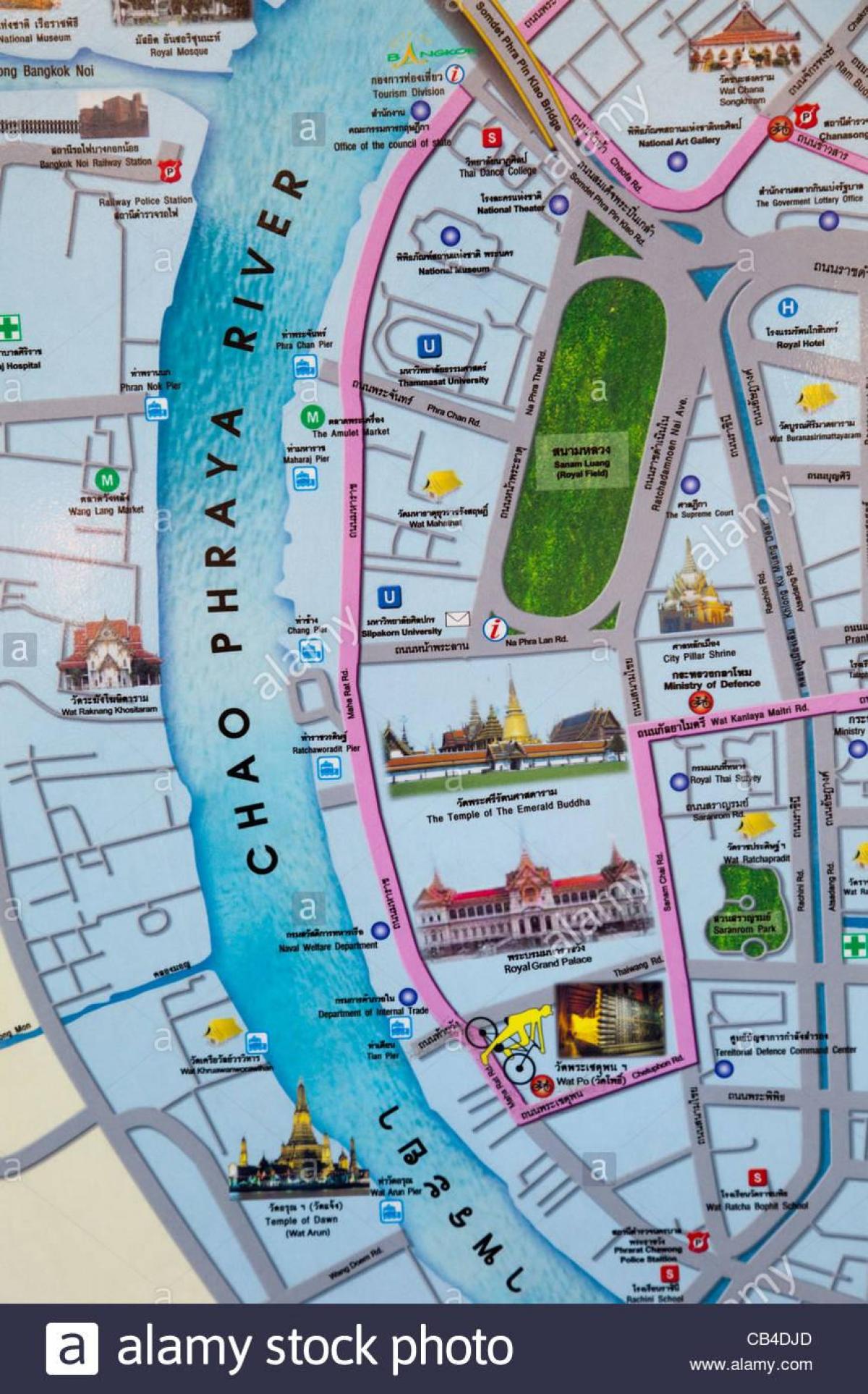Бангкок картица са туристичким местима