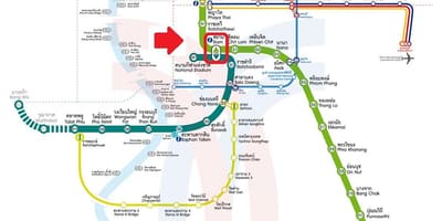 Карта Сиам парагон Бангкок