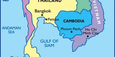 Бангкок тајландски мапи