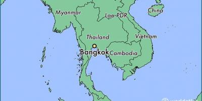 Карта Бангкока земљи