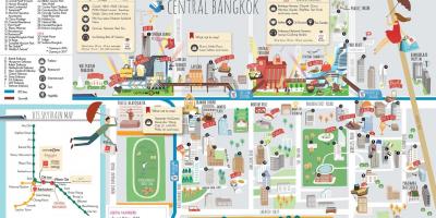 Тржни центар у Бангкоку на мапи