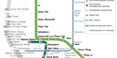 Бангкокский скайтрейн мапи