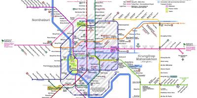 Транзитној мапи Бангкока